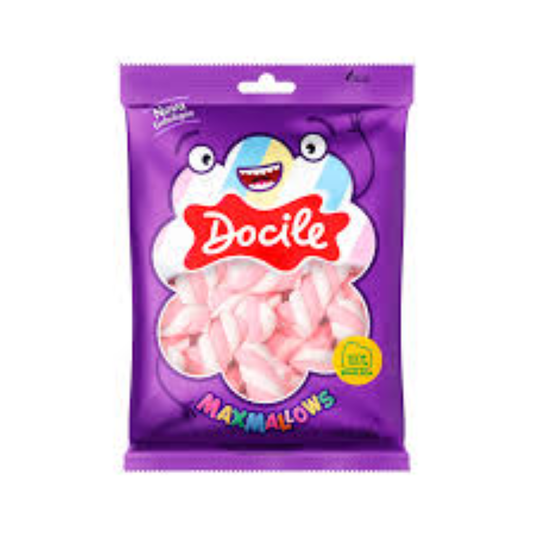 DOCILE MAXMALLOWS HEART STRAWBERRY 50G